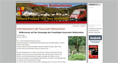 Desktop Screenshot of feuerwehr-balduinstein.org